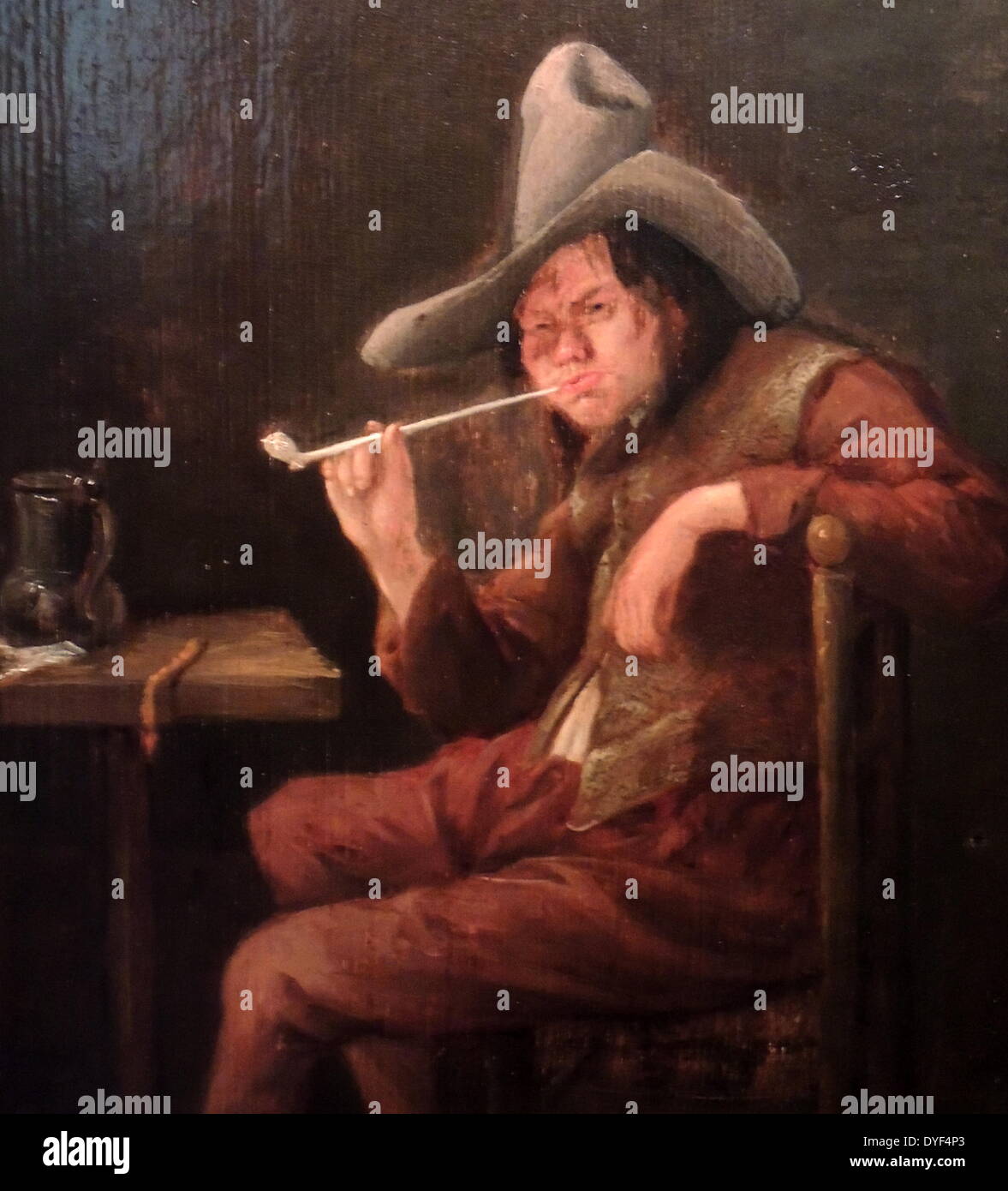 Gemälde "Der Geruchssinn' 1646. Jan Steen Leyden Stockfoto