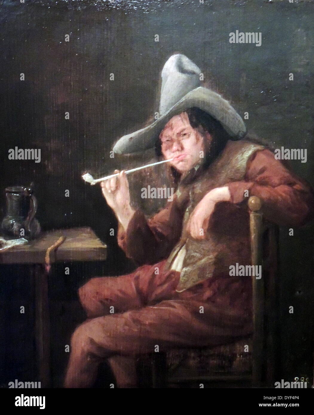 Gemälde "Der Geruchssinn' 1646. Jan Steen Leyden Stockfoto