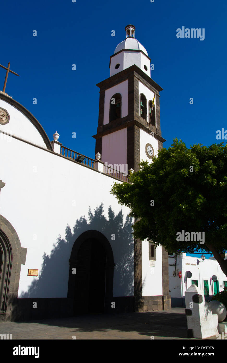 Kirche Iglesia San Gines, Arrecife, Lanzarote, Kanarische Inseln, Spanien, Europa Stockfoto