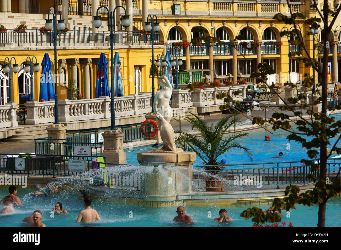 Szechenyi-Bad und Wellness, Budapest, Ungarn Stockfoto