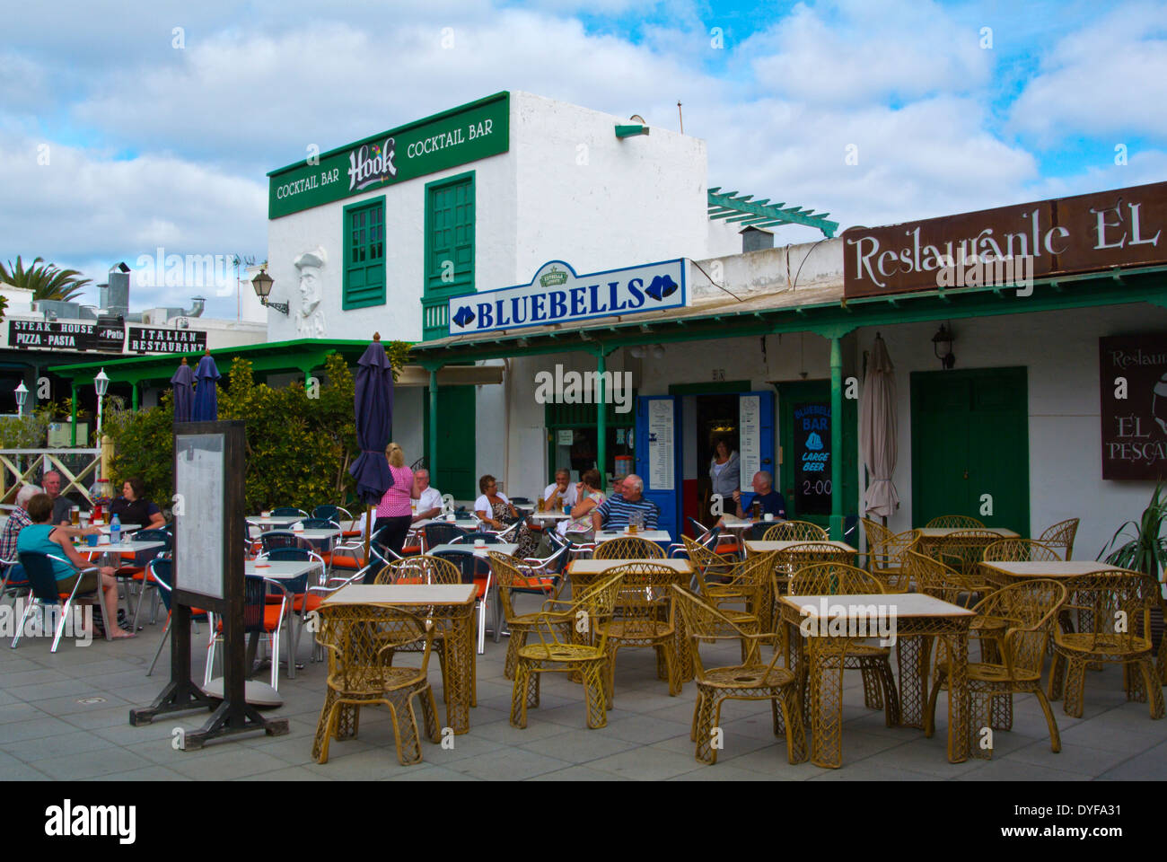 El Pueblo Marinero, Costa Teguise, Lanzarote, Kanarische Inseln, Spanien, Europa Stockfotografie El Pueblo Marinero, Costa Teguise, Lanzarote, Kanarische Inseln, Spanien, Europa Stockfotografie