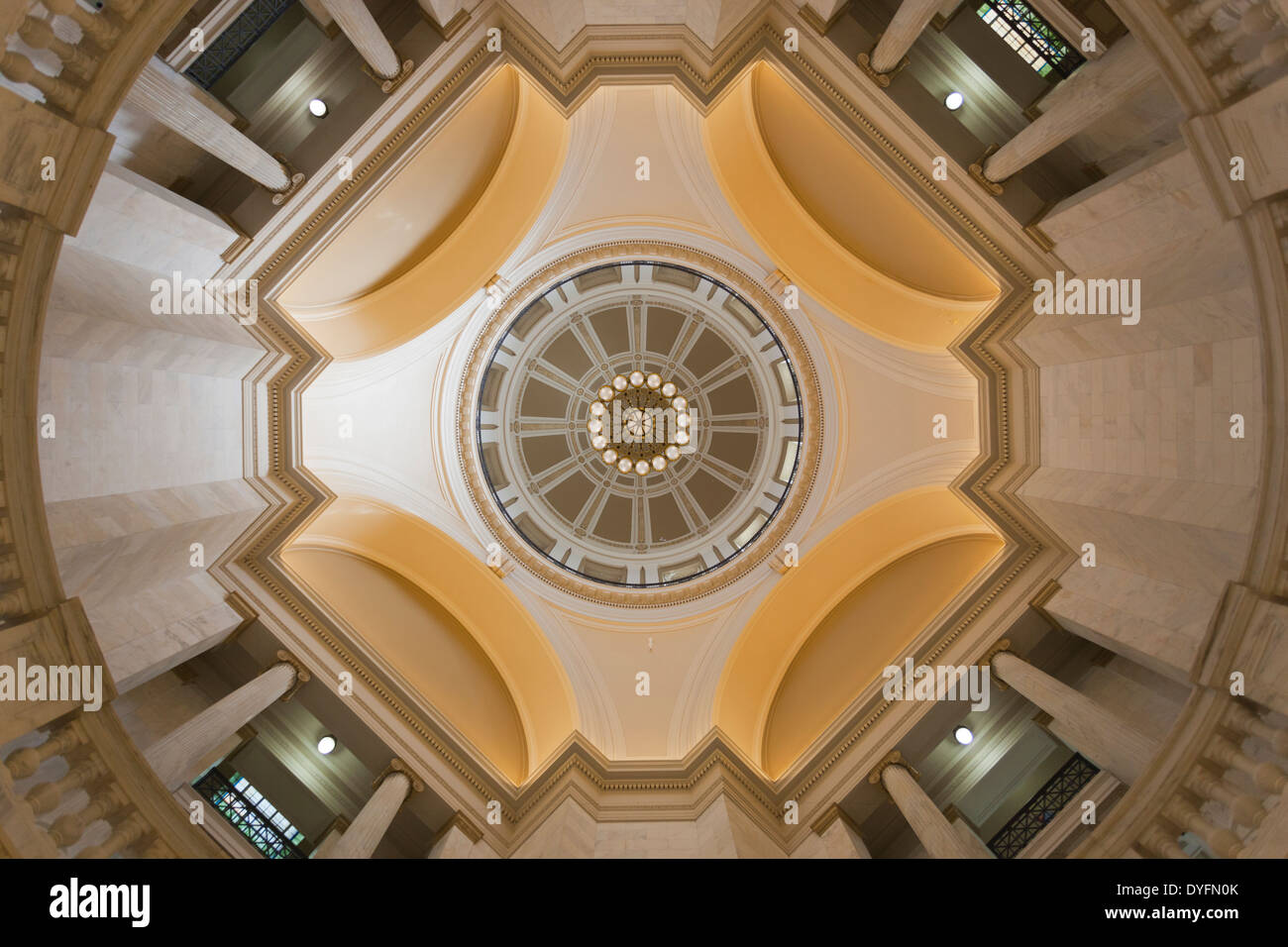 USA, Arkansas, Littlerock, Arkansas State Capitol Interieur Stockfoto