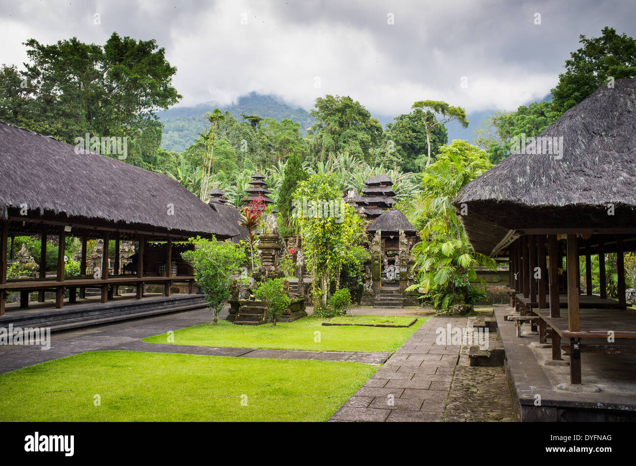 Pura Luhur Batukaru Tempel auf Bali Stockfoto