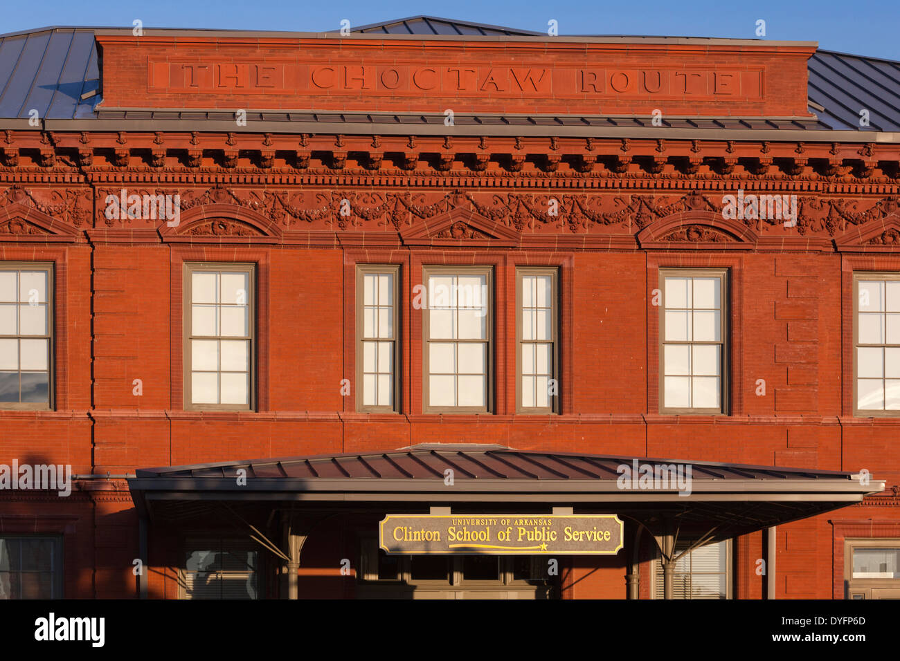 USA, Arkansas, Little Rock, William J. Clinton Presidential Library and Museum, Clinton Schule des öffentlichen Dienstes Stockfoto