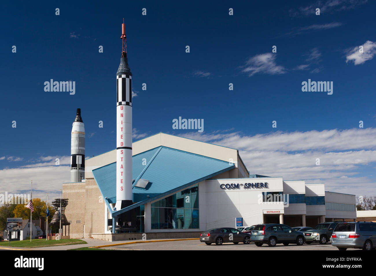 USA, Kansas, Hutchinson, Kansas Cosmosphere and Space Center außen Stockfoto