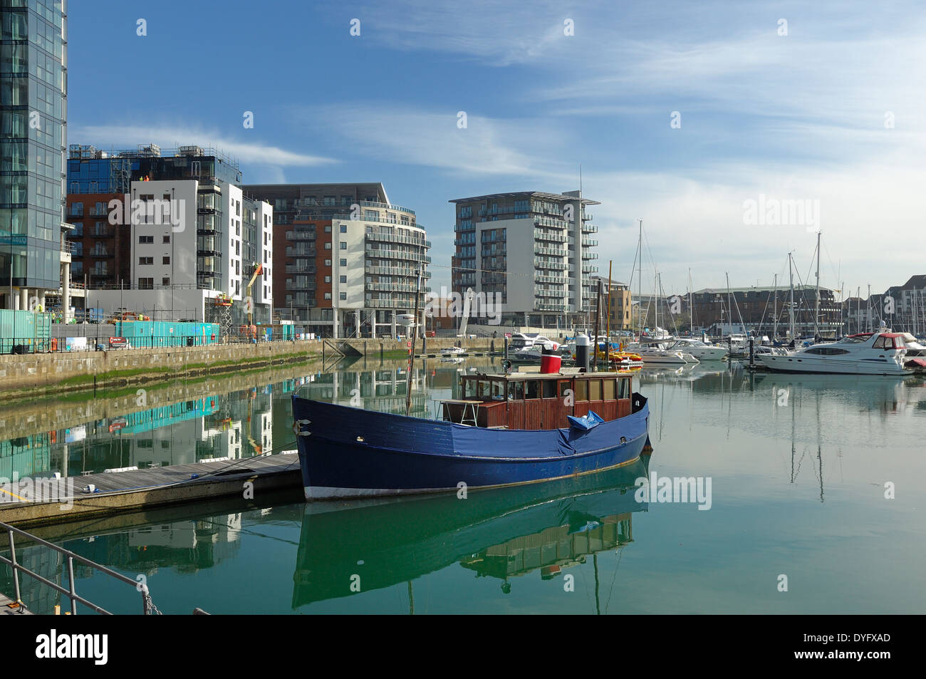 Ocean Village Harbor, Southampton Stockfoto