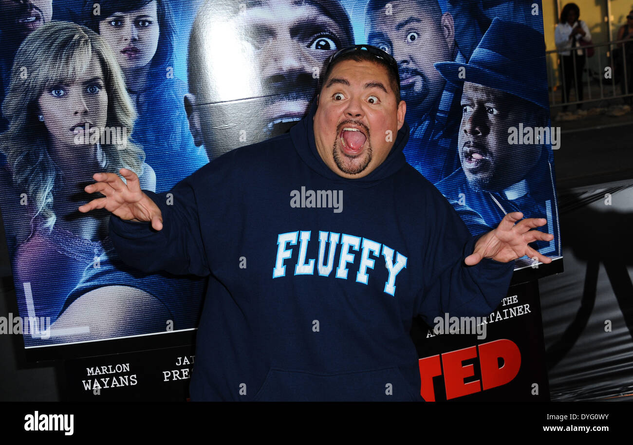 Los Angeles, Kalifornien, USA. 16. April 2014. Gabriel Iglesias an der Los Angeles Premiere von '' Haunted House 2'' statt im Regal Kinos in L.A. Live in Los Angeles, Kalifornien am 16. April 2014. 2014-Credit: D. Long/Globe Photos/ZUMAPRESS.com/Alamy Live-Nachrichten Stockfoto