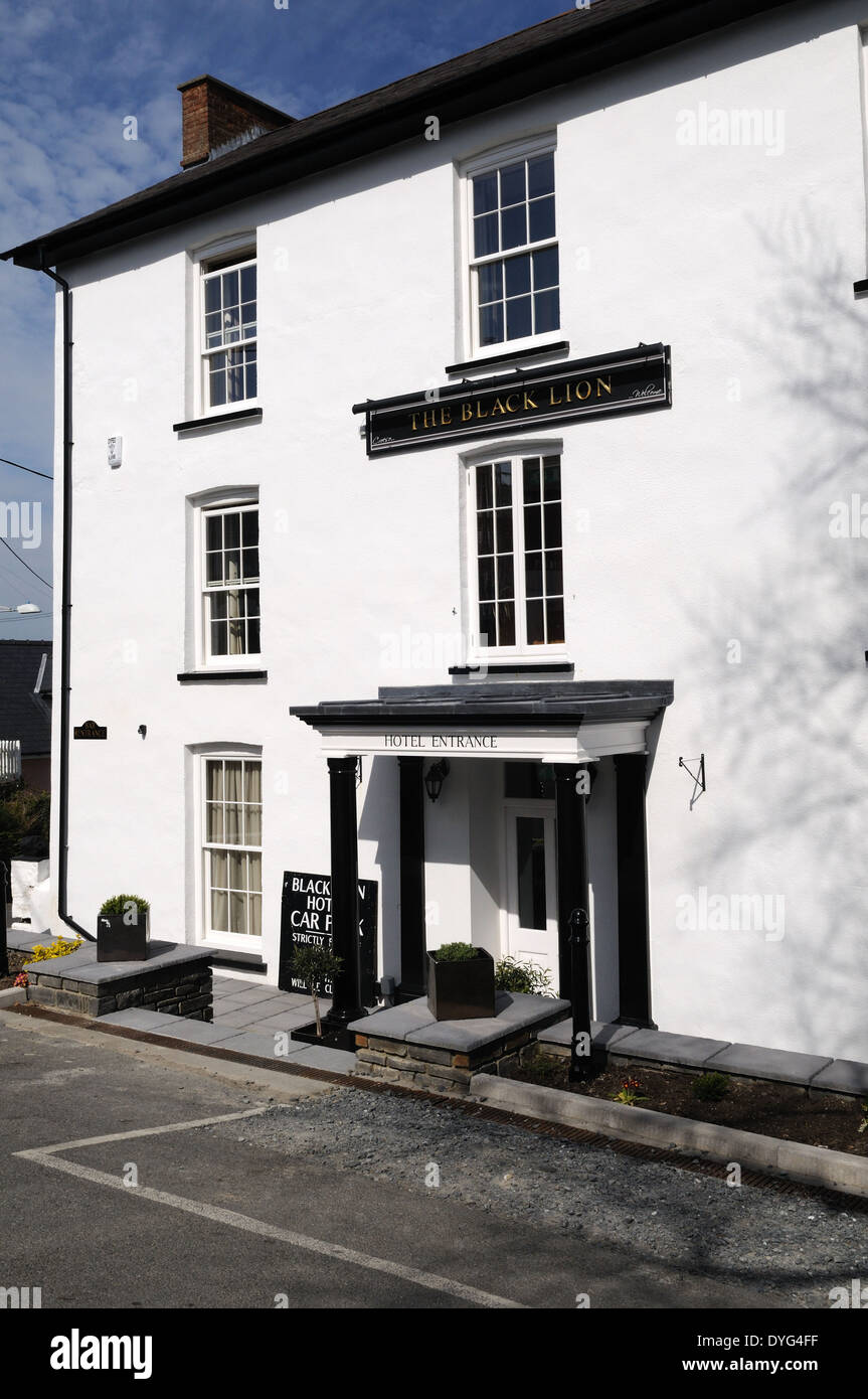 Die Black Lion Hotel Dylan Thomas-Lieblings-Pub in New Quay Caredigion Wales Cymru UK GB Stockfoto