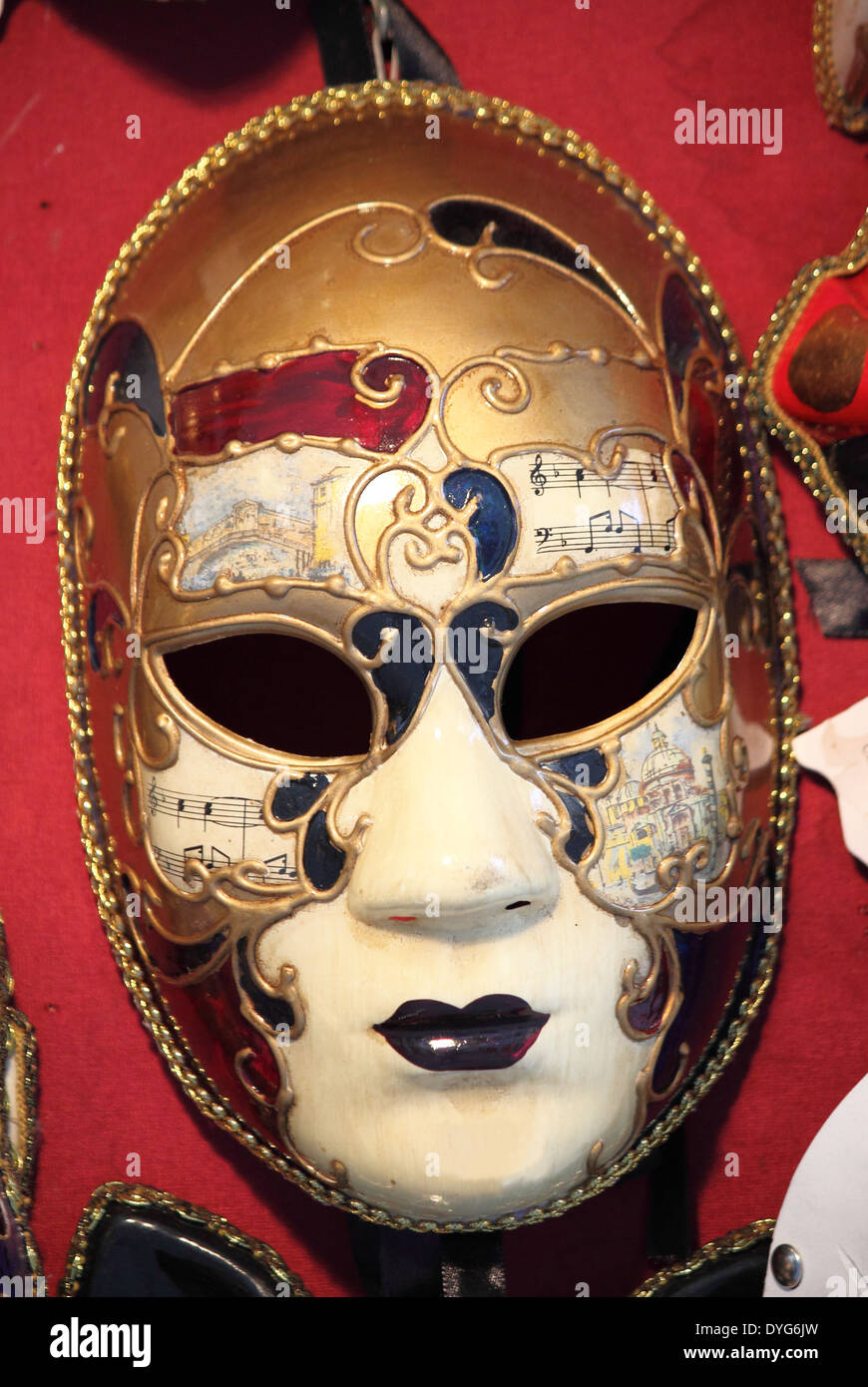 Typischen venezianischen Karnevalsmaske Stockfoto