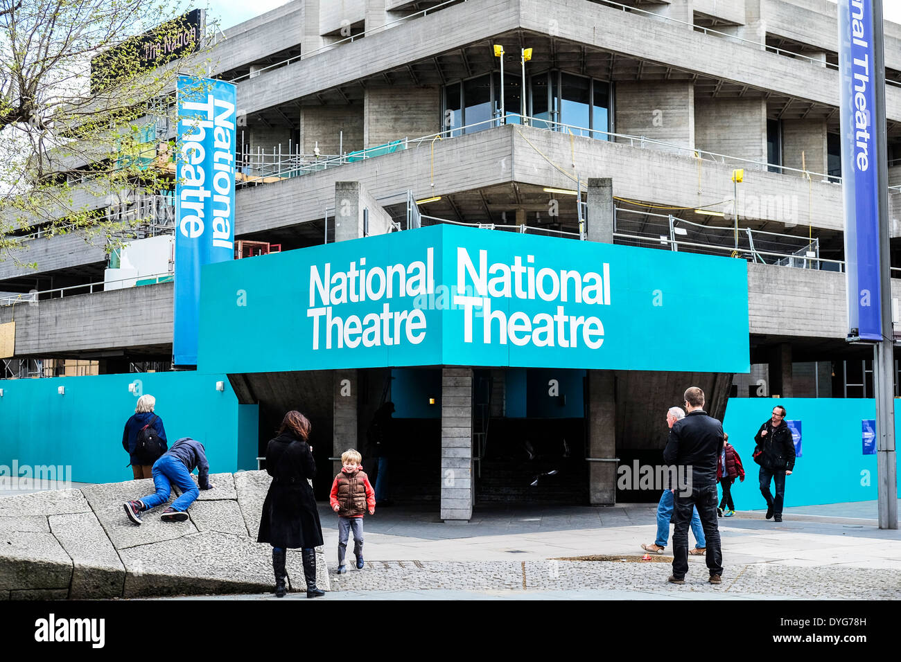 National Theatre in London. Stockfoto