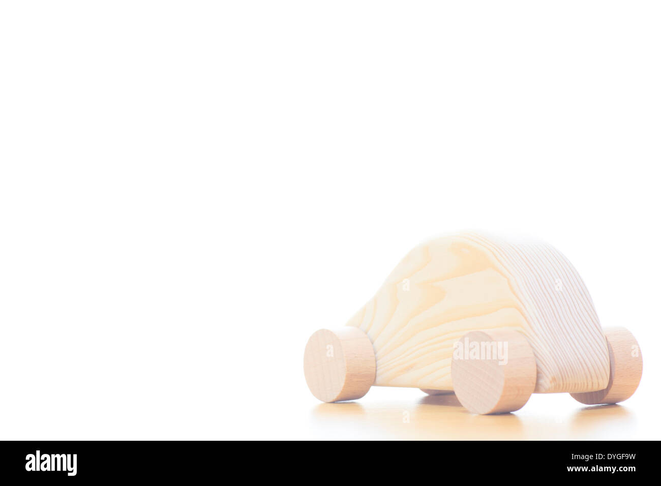 Hölzernes Auto Stockfoto