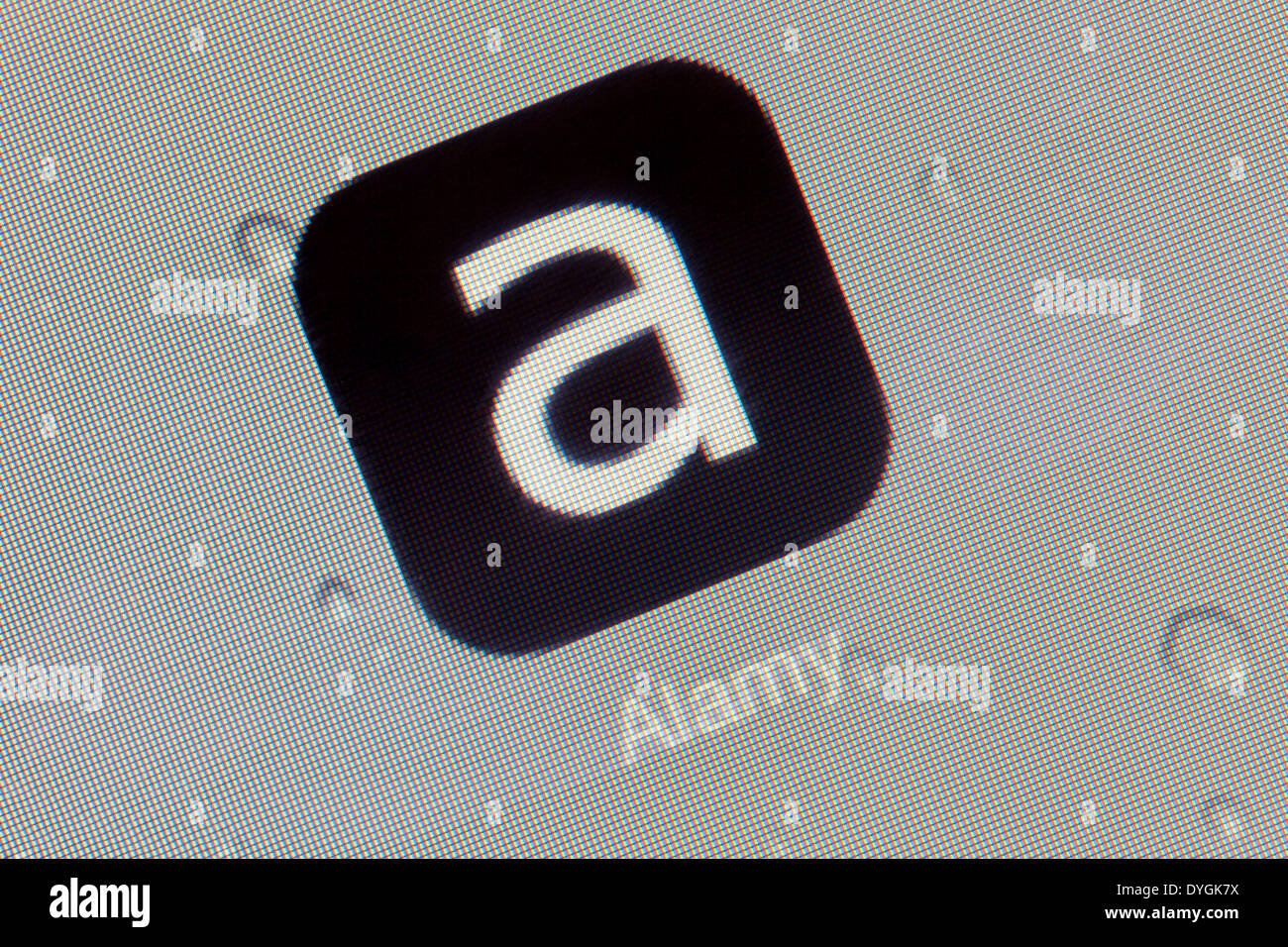 Alamy app Logo Symbol auf iPad apps Logos icons Stockfoto