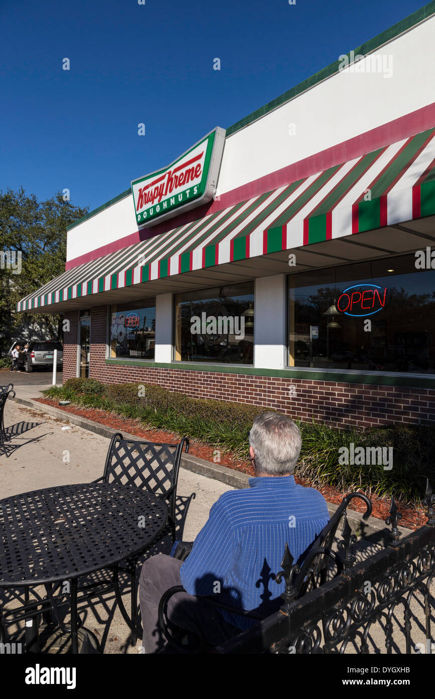 Krispy Kreme Doughnuts Shop, Tampa, Fl, USA Stockfoto