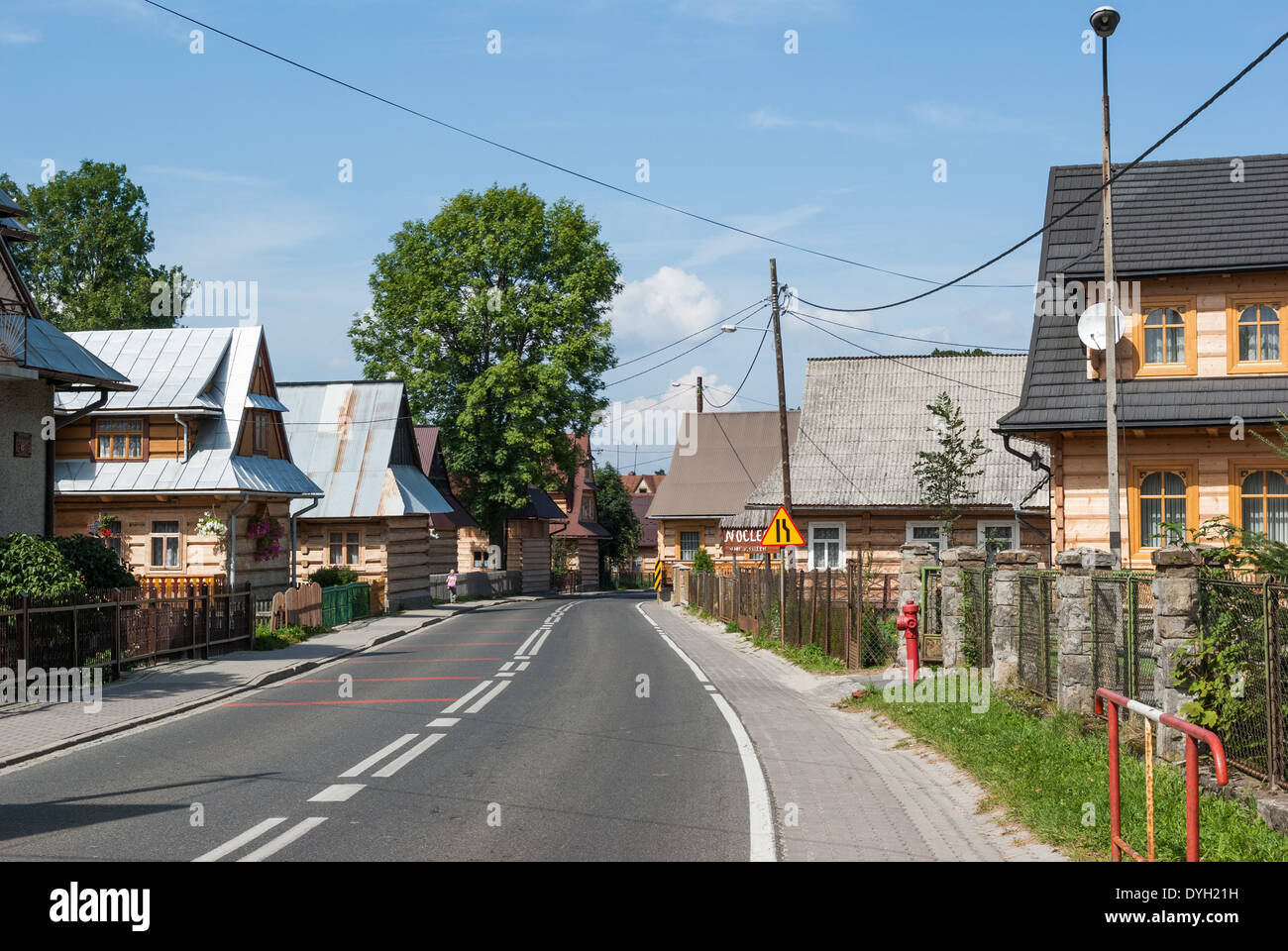 Chocholow - ein traditionelles Dorf in der Nähe von Zakopane, Polen Stockfoto