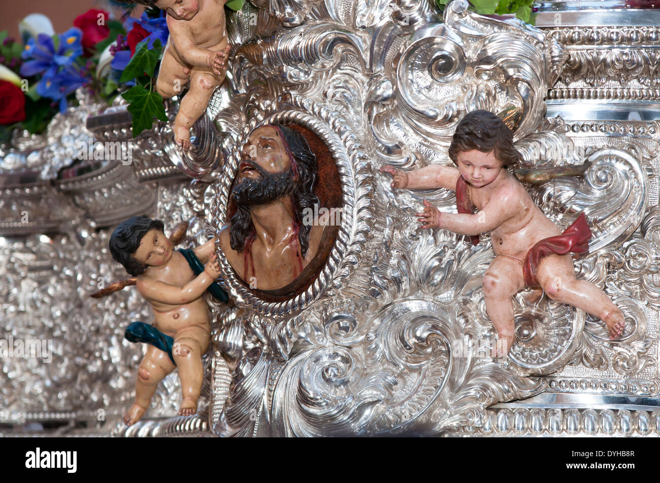 Jesus Christus, Karwoche in Sevilla, Spanien Stockfoto