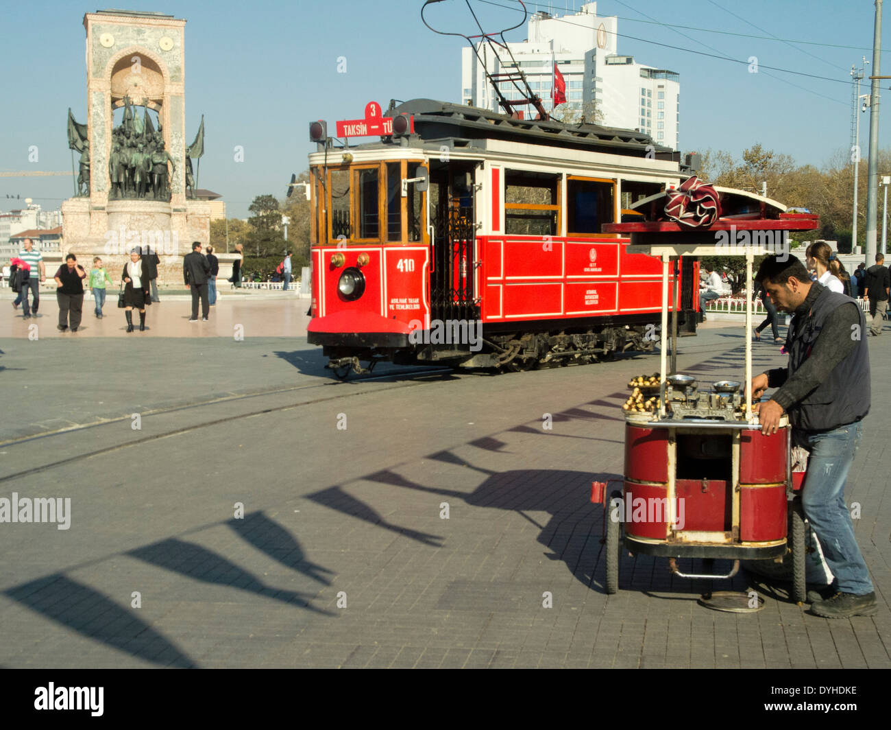 Ägypten, Istanbul Beyoglu, Taksim-Platz Stockfoto