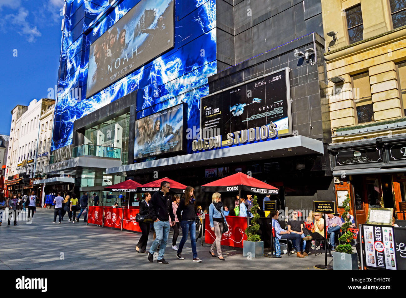 Odeon-Kino, Leicester Square, West End, London, England, Vereinigtes Königreich Stockfoto