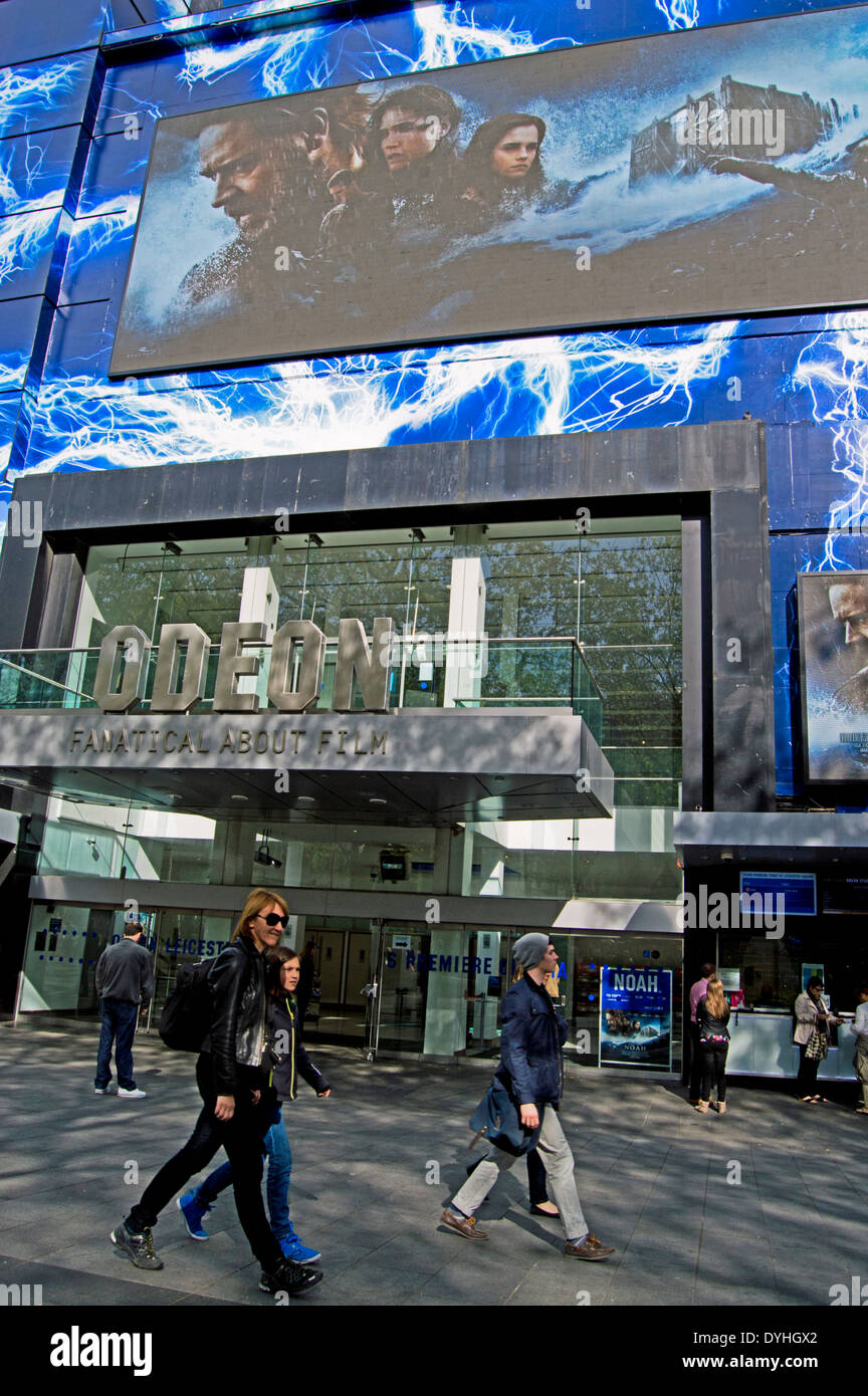Odeon-Kino, Leicester Square, West End, London, England, Vereinigtes Königreich Stockfoto