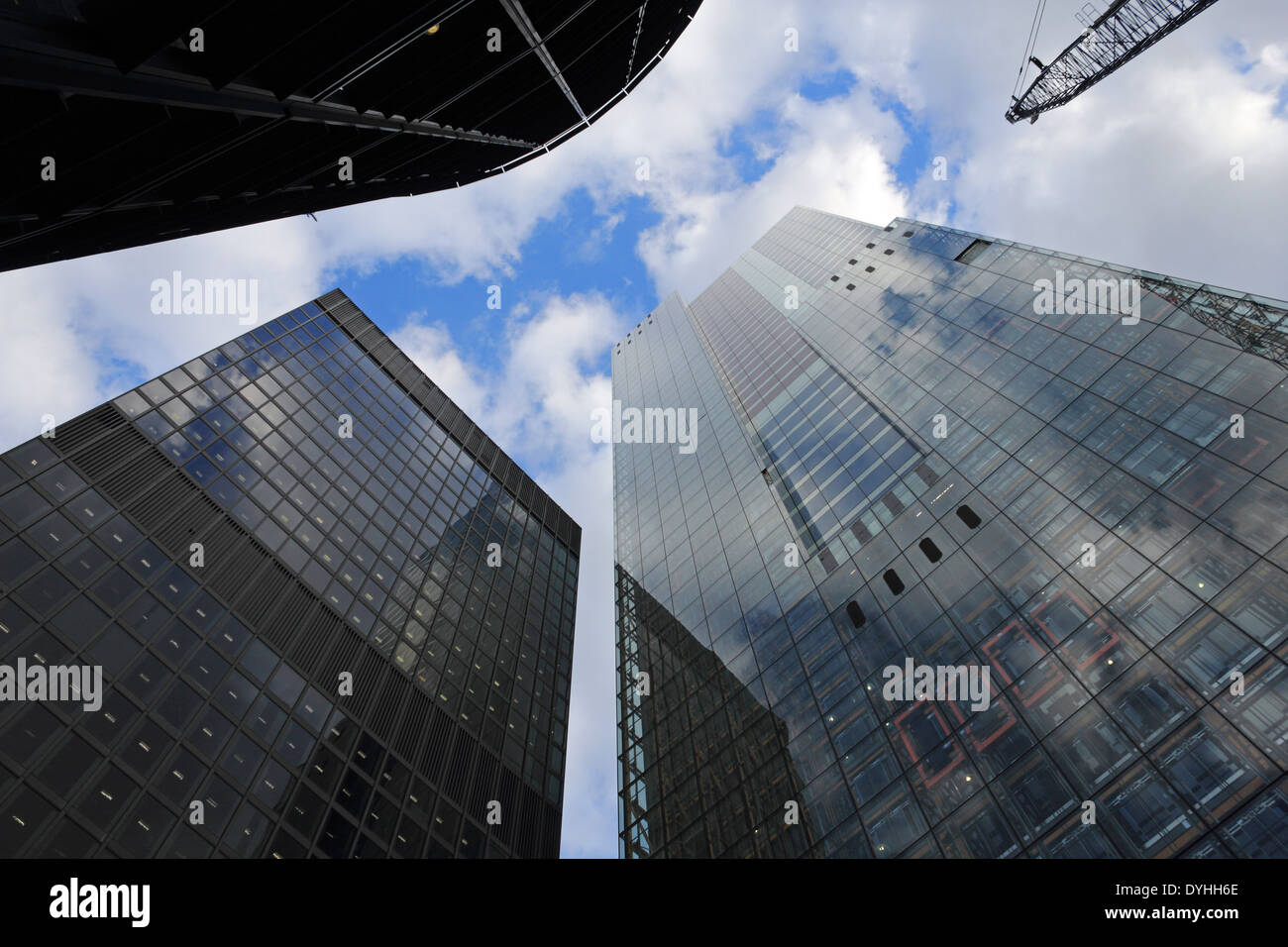 Der Leadenhall Gegend der Stadt, London EC3, England, UK. Stockfoto