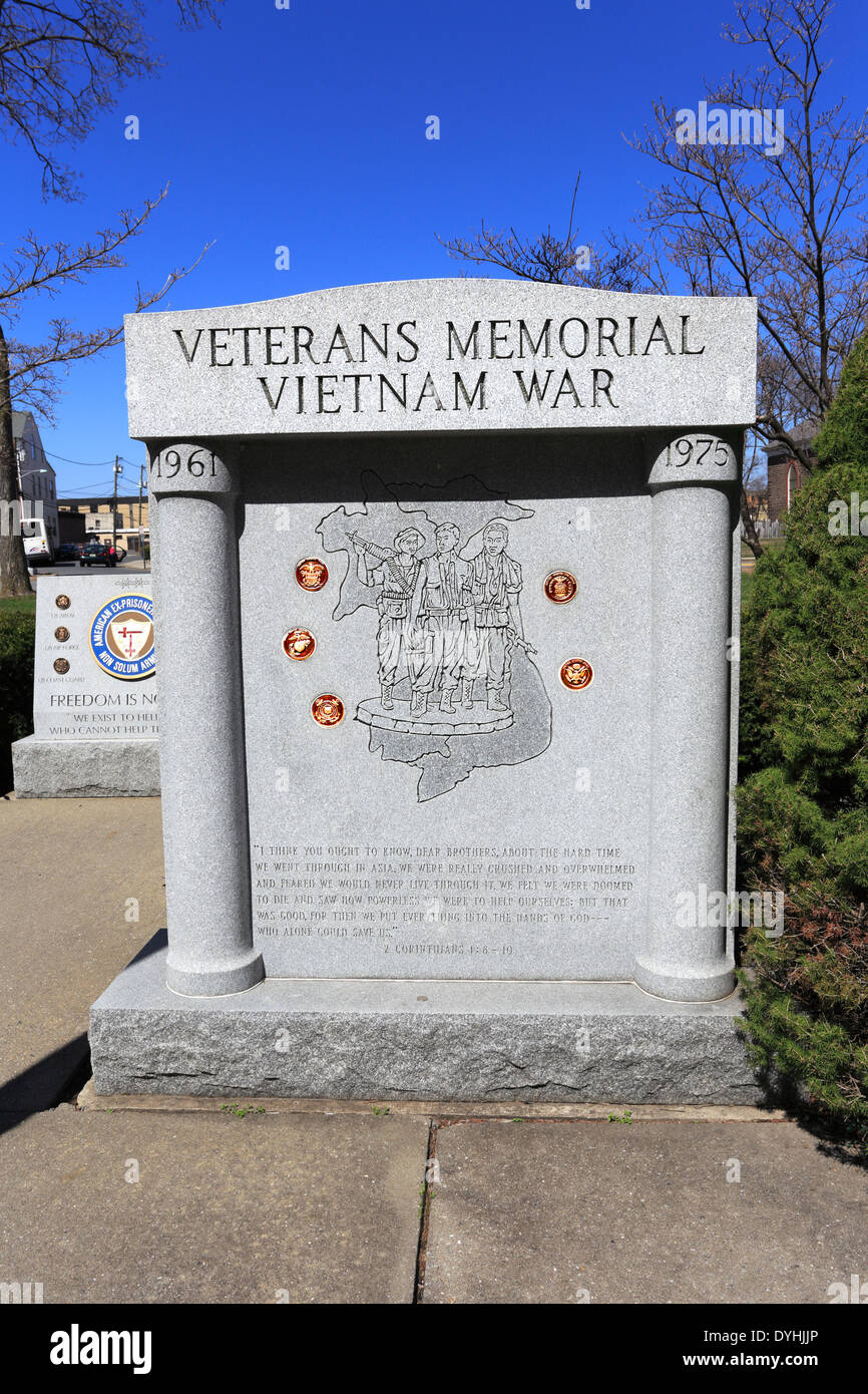 Krieg Memorial Hackensack (New Jersey) Stockfoto