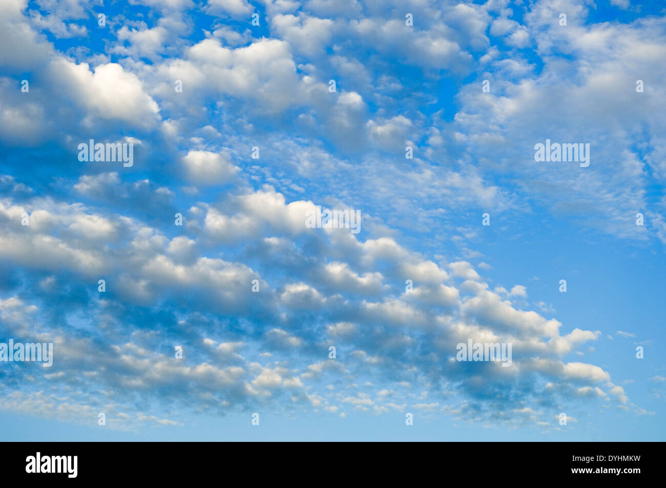 Stratocumulus-Wolken Stockfoto