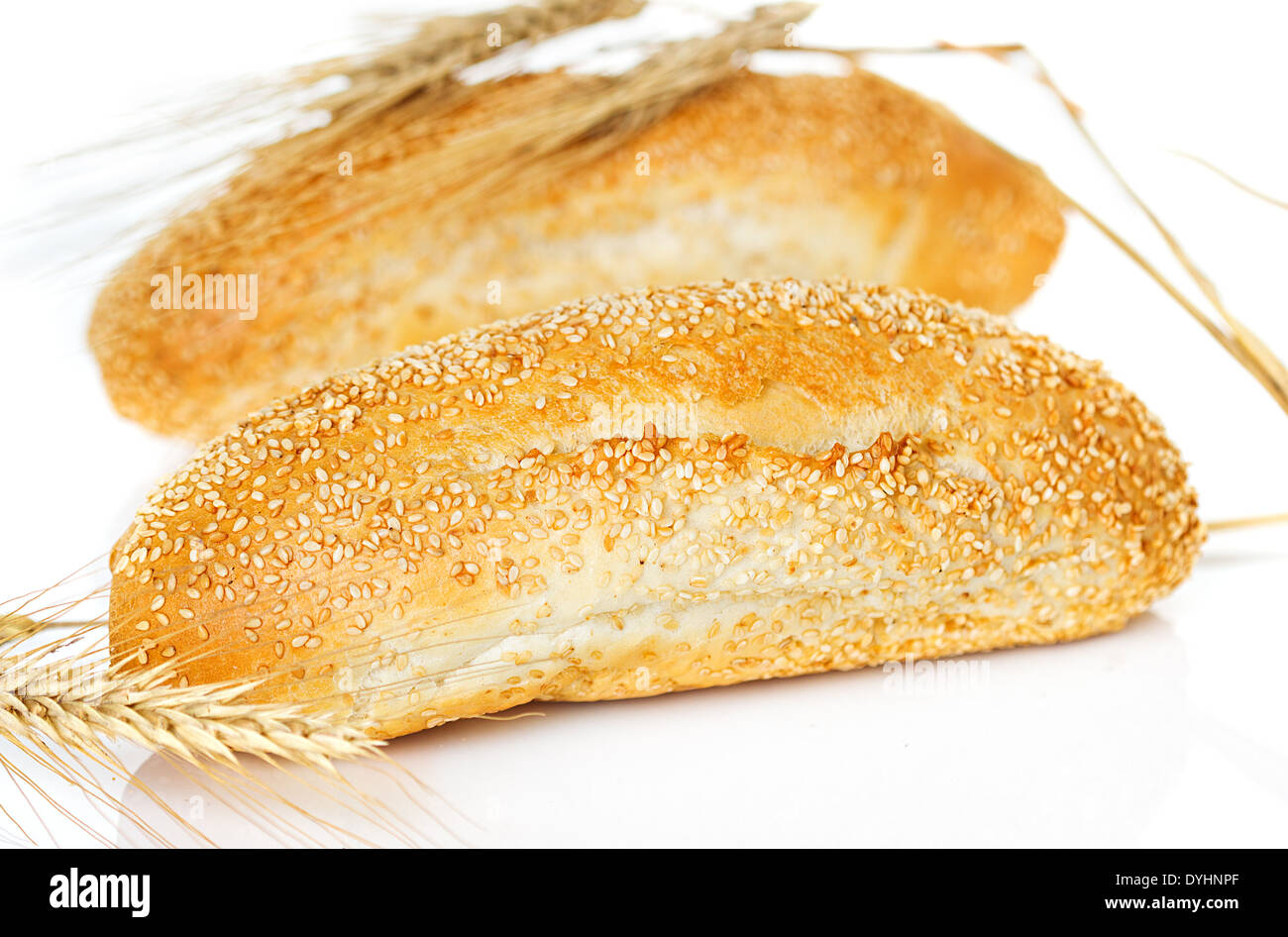 Brötchen, Brot mit Ährchen Stockfoto