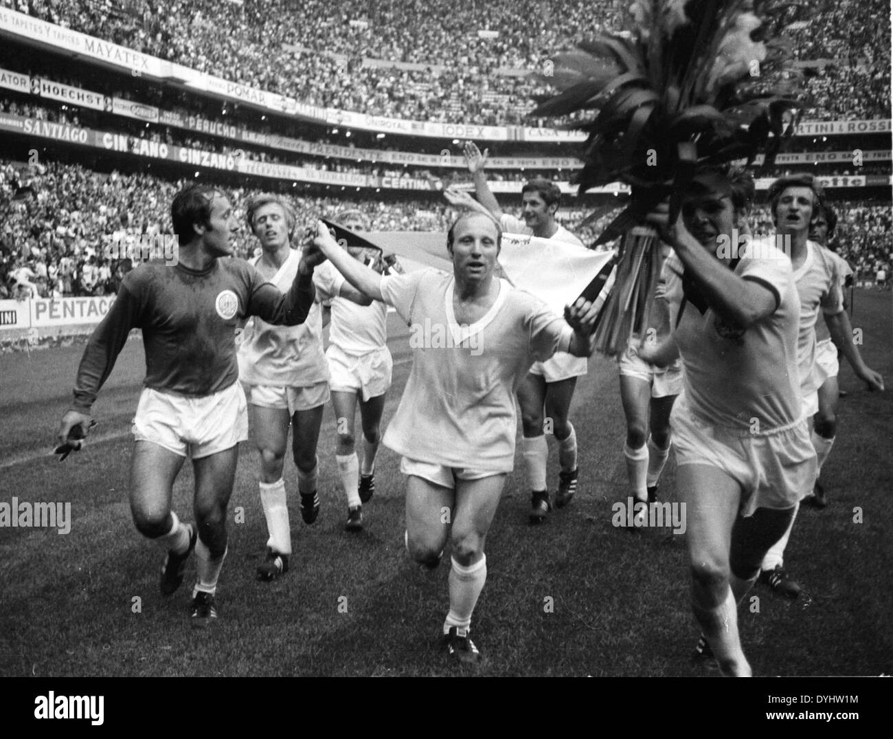 20.06.1970 in Mexiko. FußballWeltCupFinale. Deutschland gegen