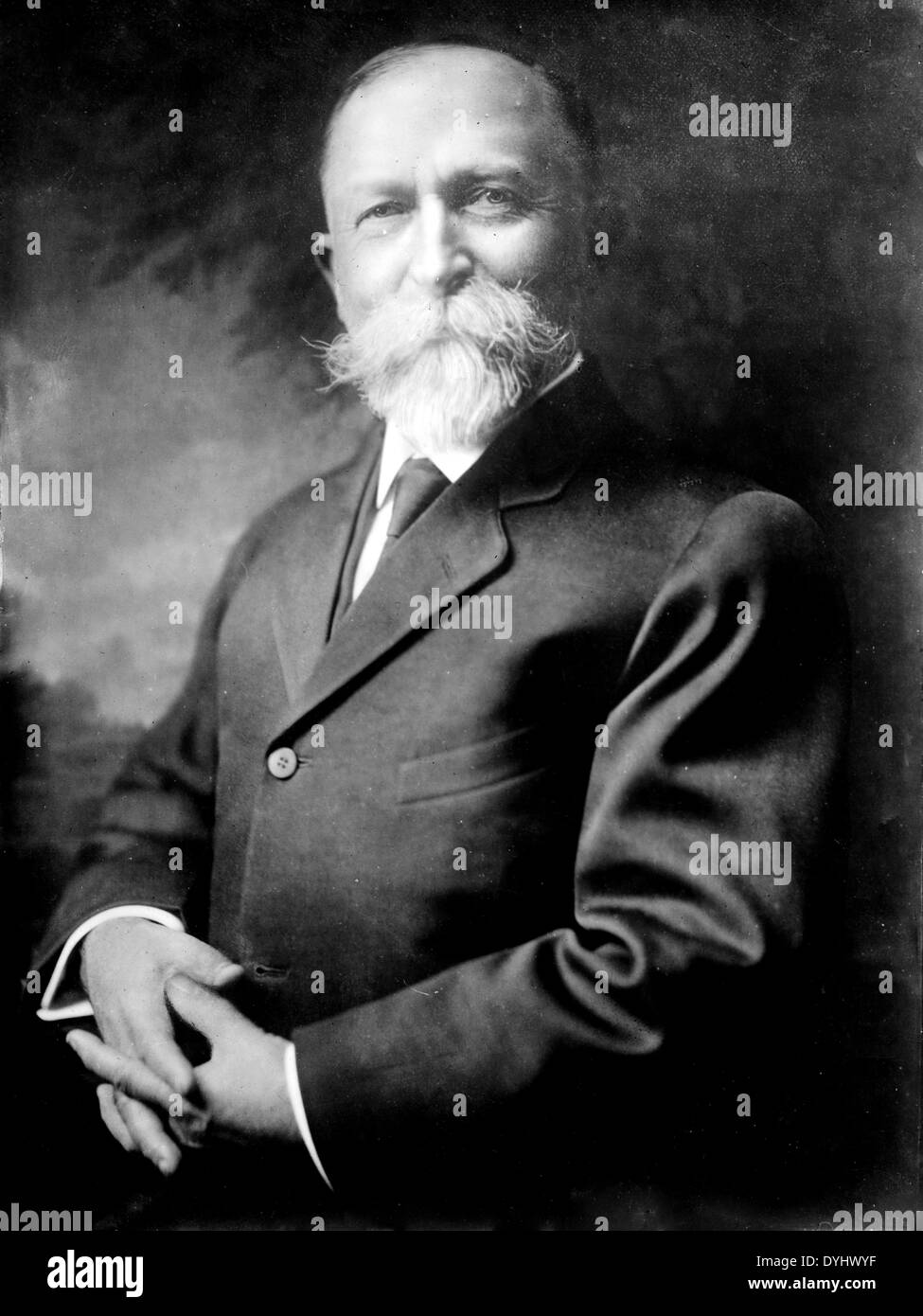 JOHN HARVEY KELLOG (1852 – 1943), US-amerikanischer Arzt und Miterfinder des Frühstücks-Cerealien, die seinen Namen trägt. Hier etwa 1913 Stockfoto
