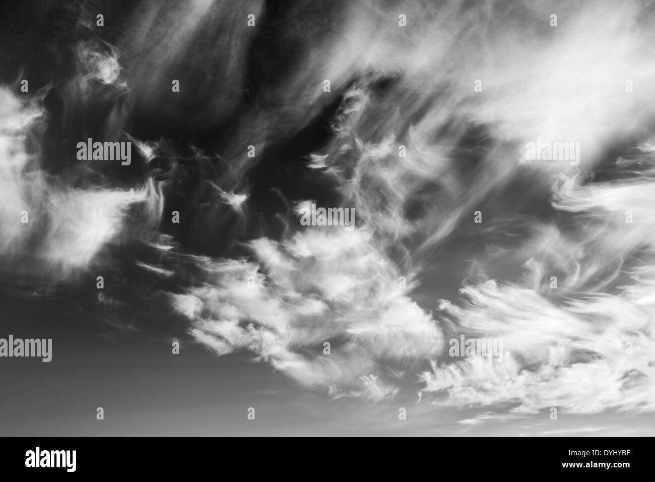 Kanada, Nunavut Territory Cirruswolken über Küste an Umijavik Stelle Roes Welcome Sound an der Hudson Bay Stockfoto