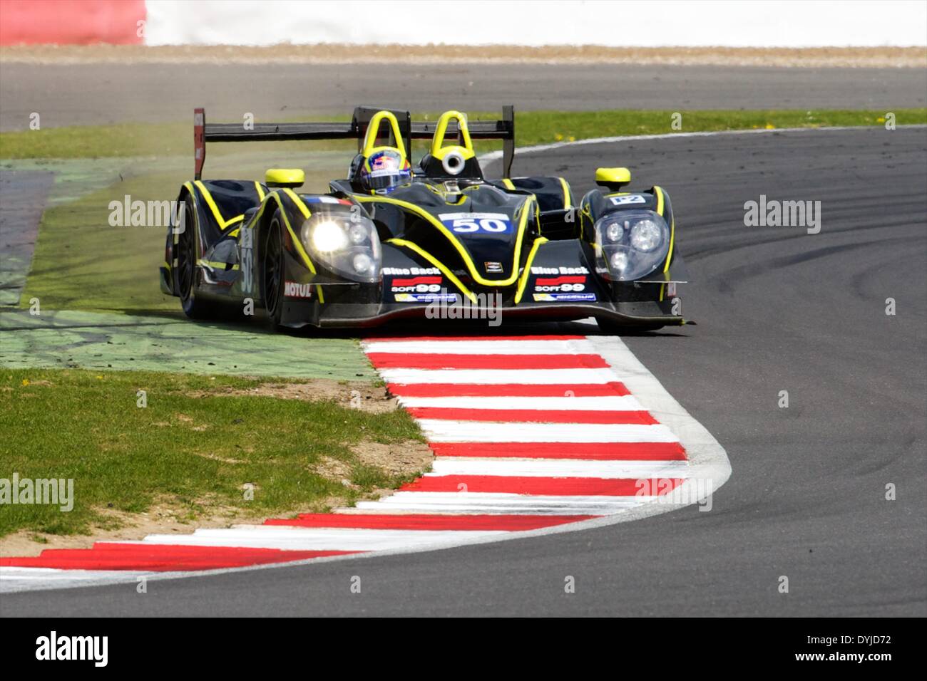 Silverstone im Vereinigten Königreich. 19. April 2014. Larbre Wettbewerb Morgan-Judd angetrieben von Jacques Nicolet und Keiko Ihara in der ersten Runde der europäischen Le Mans Serie von Silverstone. Bildnachweis: Aktion Plus Sport/Alamy Live-Nachrichten Stockfoto