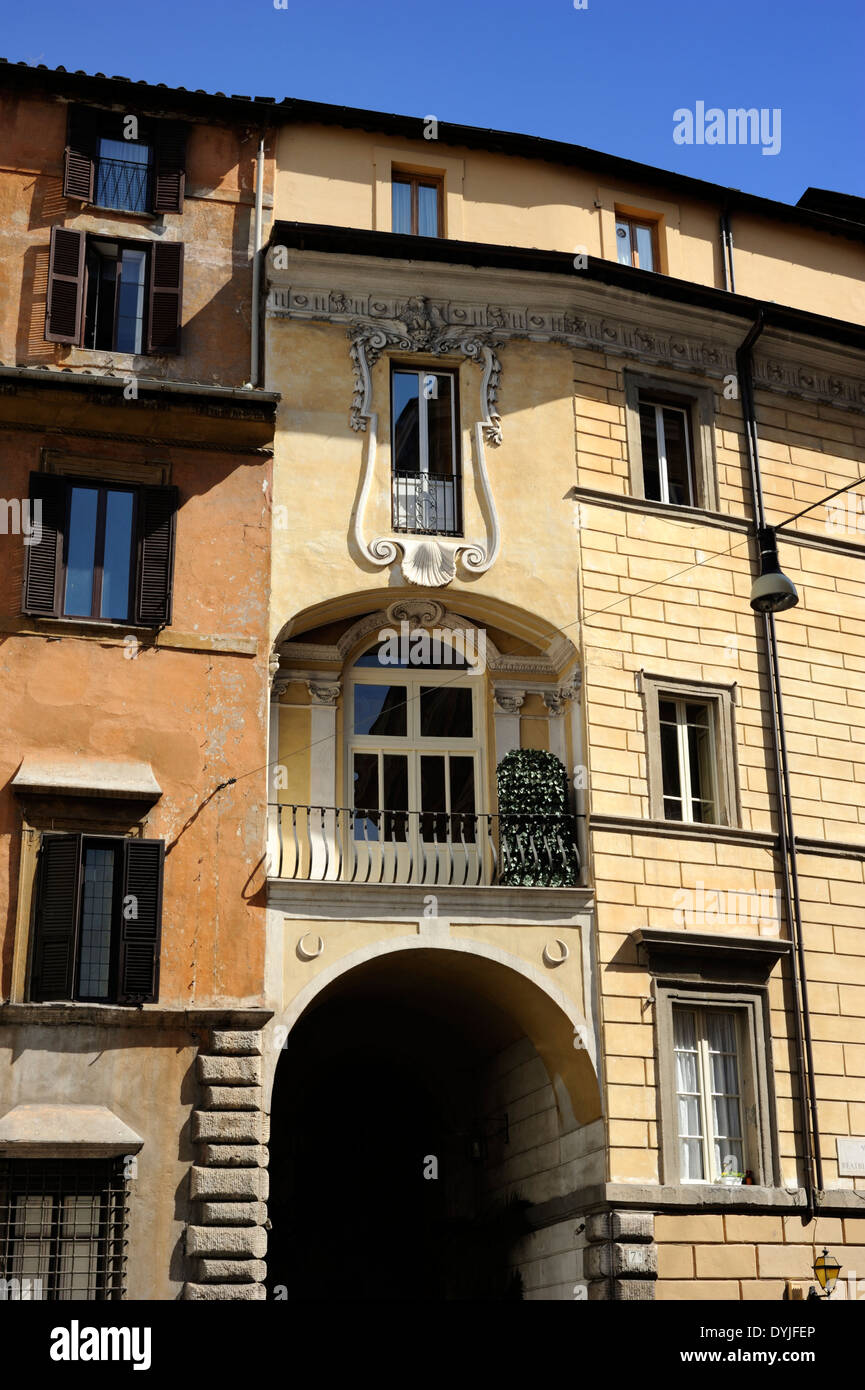 Italien, Rom, Jüdisches Ghetto, Palazzo Cenci Stockfoto