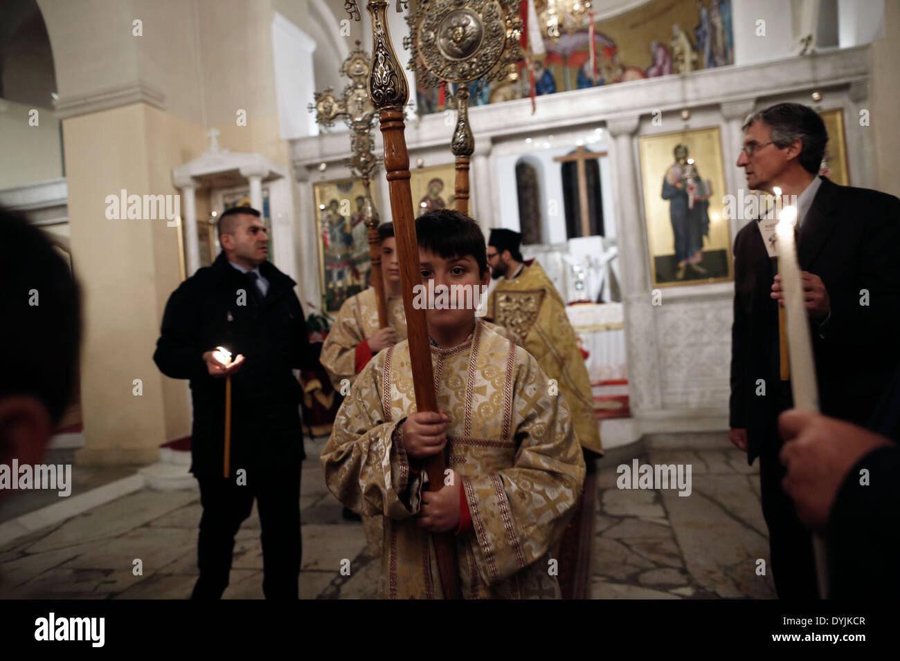 Serres Griechenland 19 April 2014 Griechisch Orthodoxen