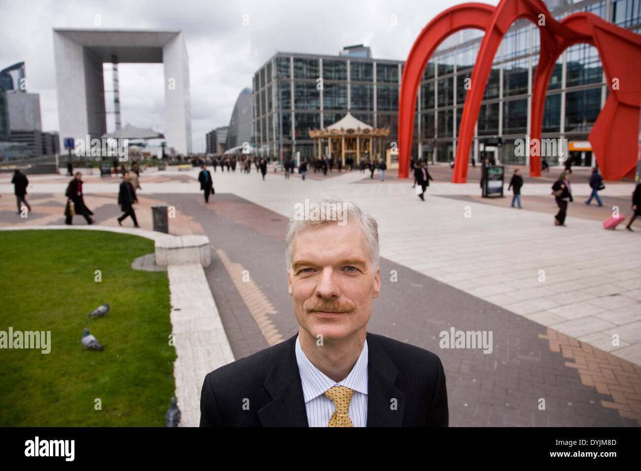 Andreas Schleicher-Leiter der Abteilung UNDP, La Défense, Paris, Frankreich Stockfoto