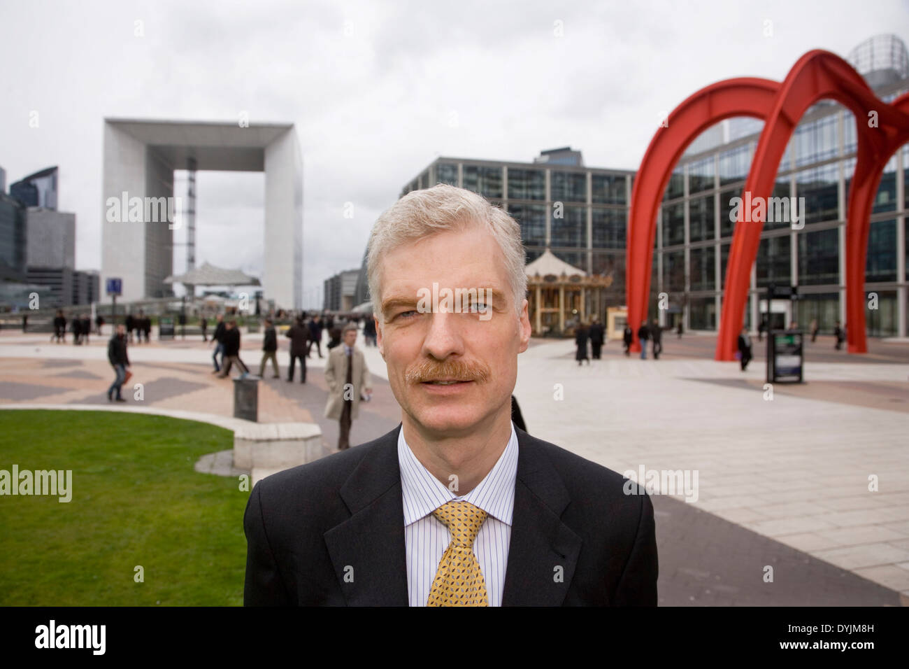 Andreas Schleicher-Leiter der Abteilung UNDP, La Défense, Paris, Frankreich Stockfoto