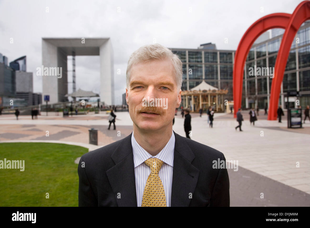 Andreas Schleicher-Leiter der Abteilung UNDP, La Défense, Paris, Frankreich Stockfoto