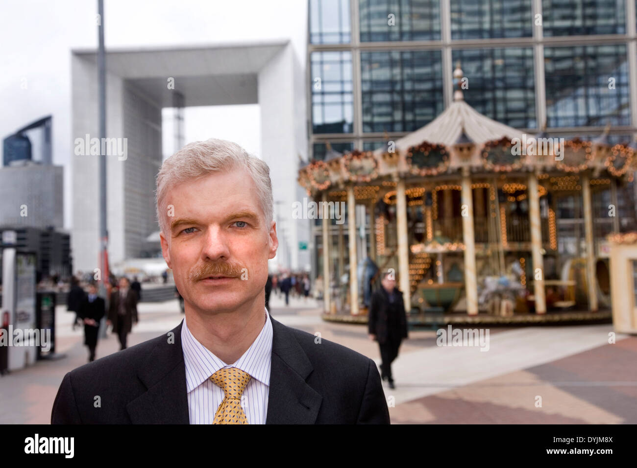 Andreas Schleicher-Leiter der Abteilung UNDP, La Défense, Paris, Frankreich Stockfoto