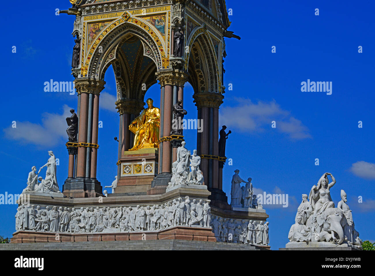 Das Albert Memorial, London W2. UK Stockfoto