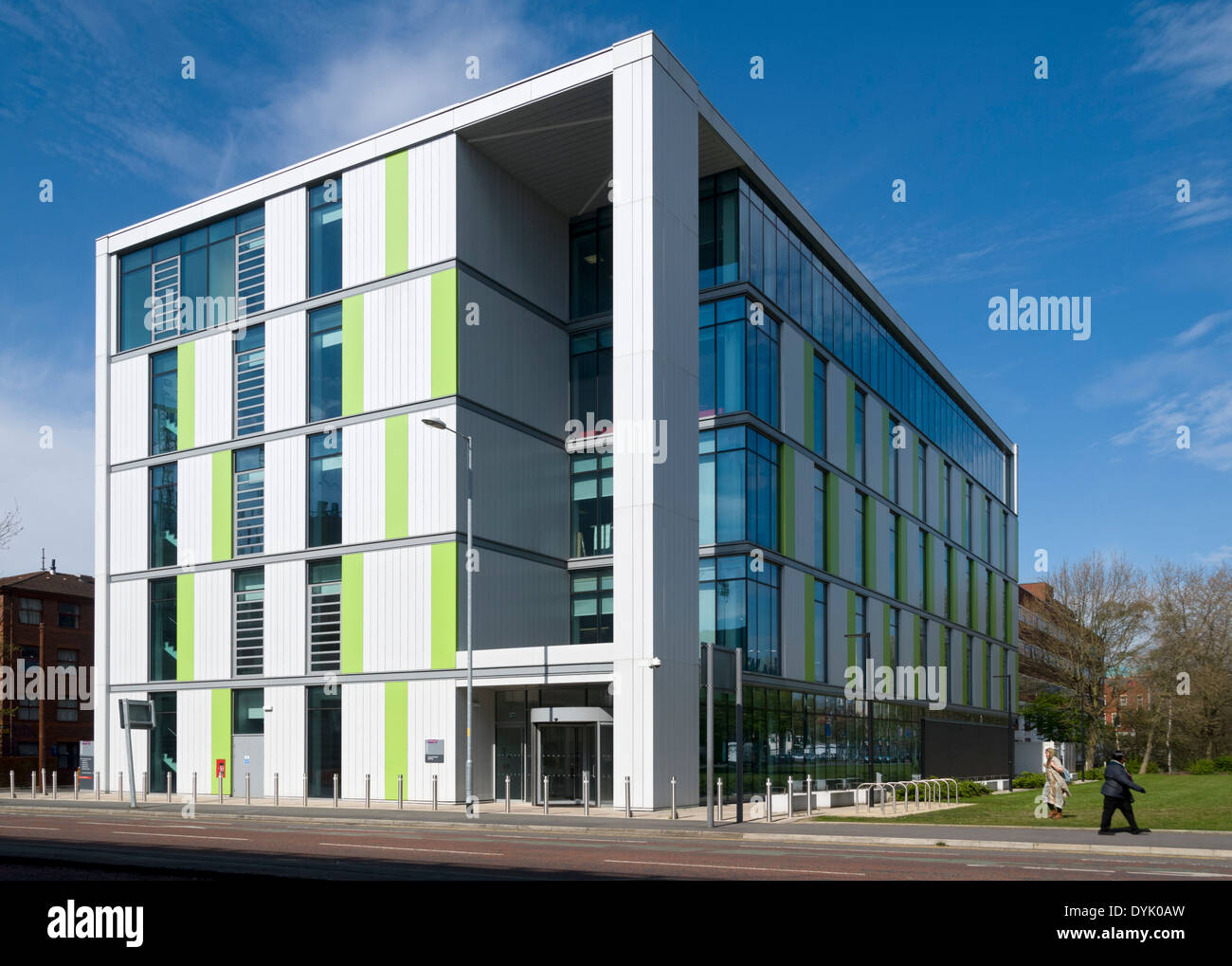 Die James Chadwick Gebäude, Manchester University Campus, Booth Street East, Manchester, England, UK. Halliday Meecham, 2012. Stockfoto