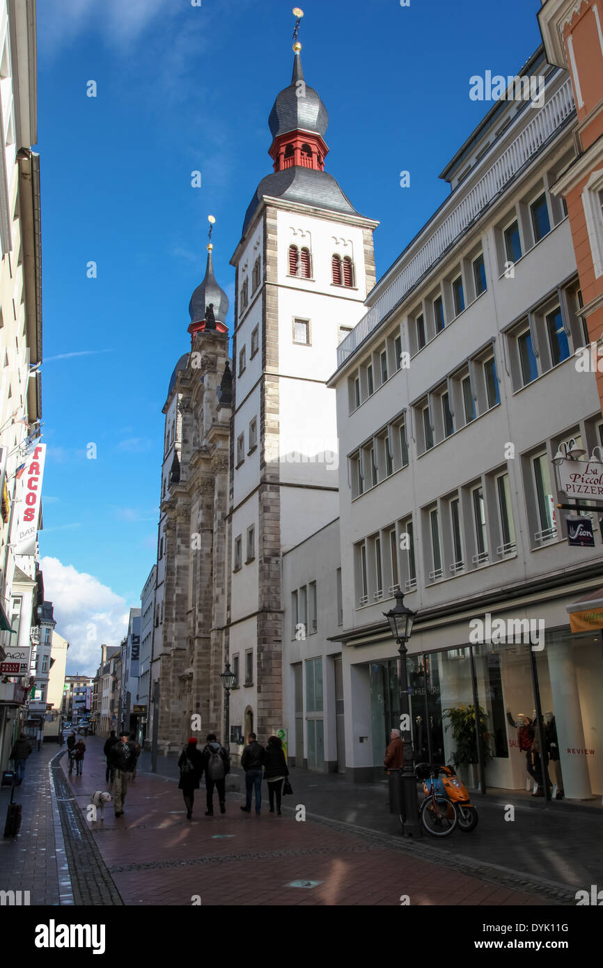 Namen Jesu Kirche oder Namen-Jesu-Kirche, befindet sich in der engen Bonngasse in Bonn, Nord Rhein Westfalen, Deutschland Stockfoto