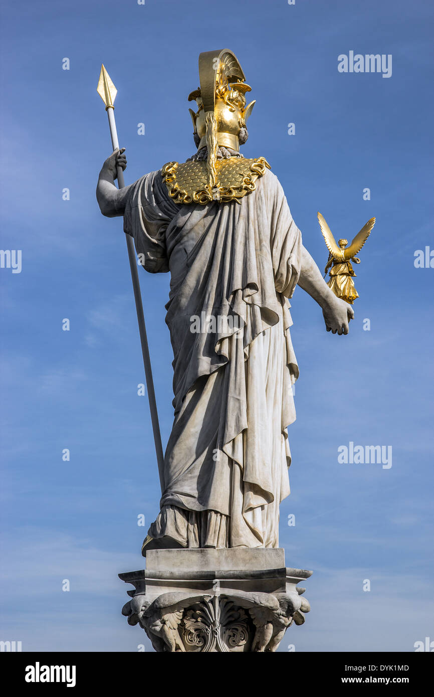 Statue der Pallas Athene Stockfoto