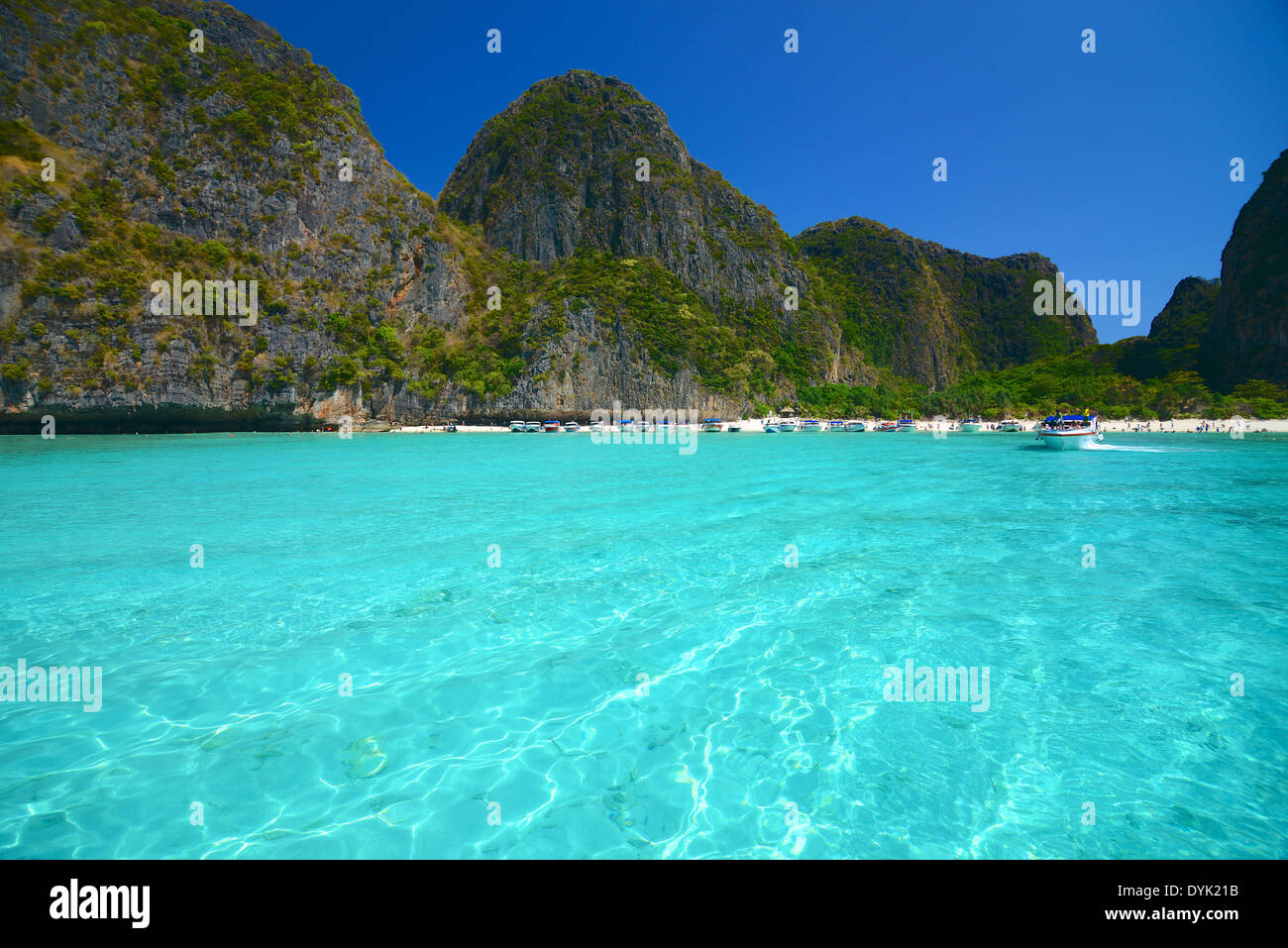 Maya Beach in Ko Phi Phi, Krabi Thailand Stockfoto