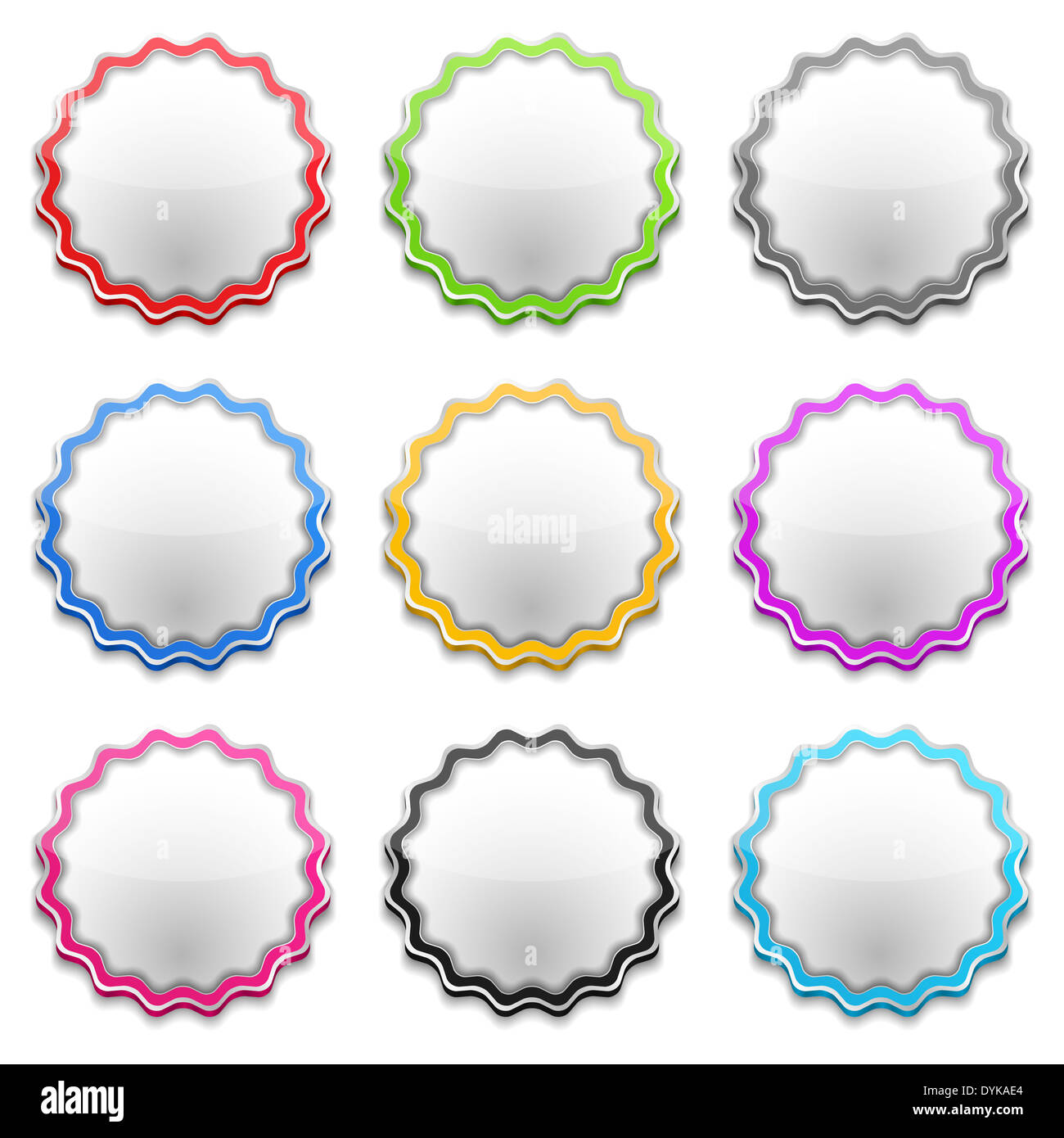 Leeren Preisschild Stockfoto