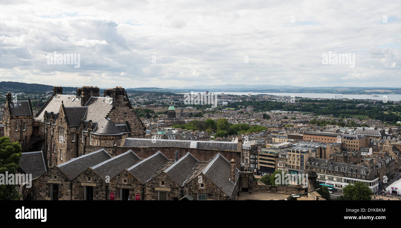 Edinburgh und den Firth of Forth Stockfoto