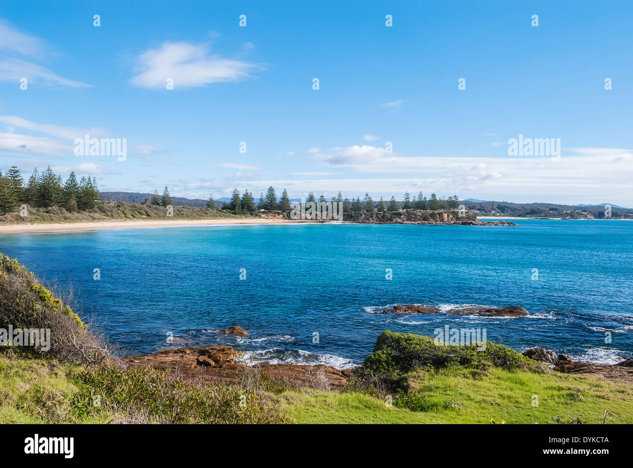 Uferpromenade in New South Wales südliche Küstenregion Stockfoto