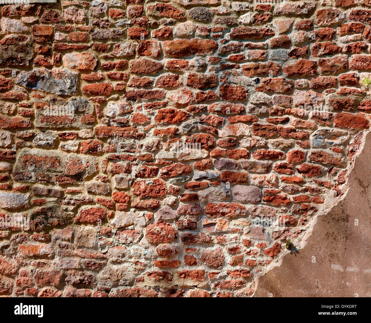 Architektur: Die alte Mauer Stockfoto