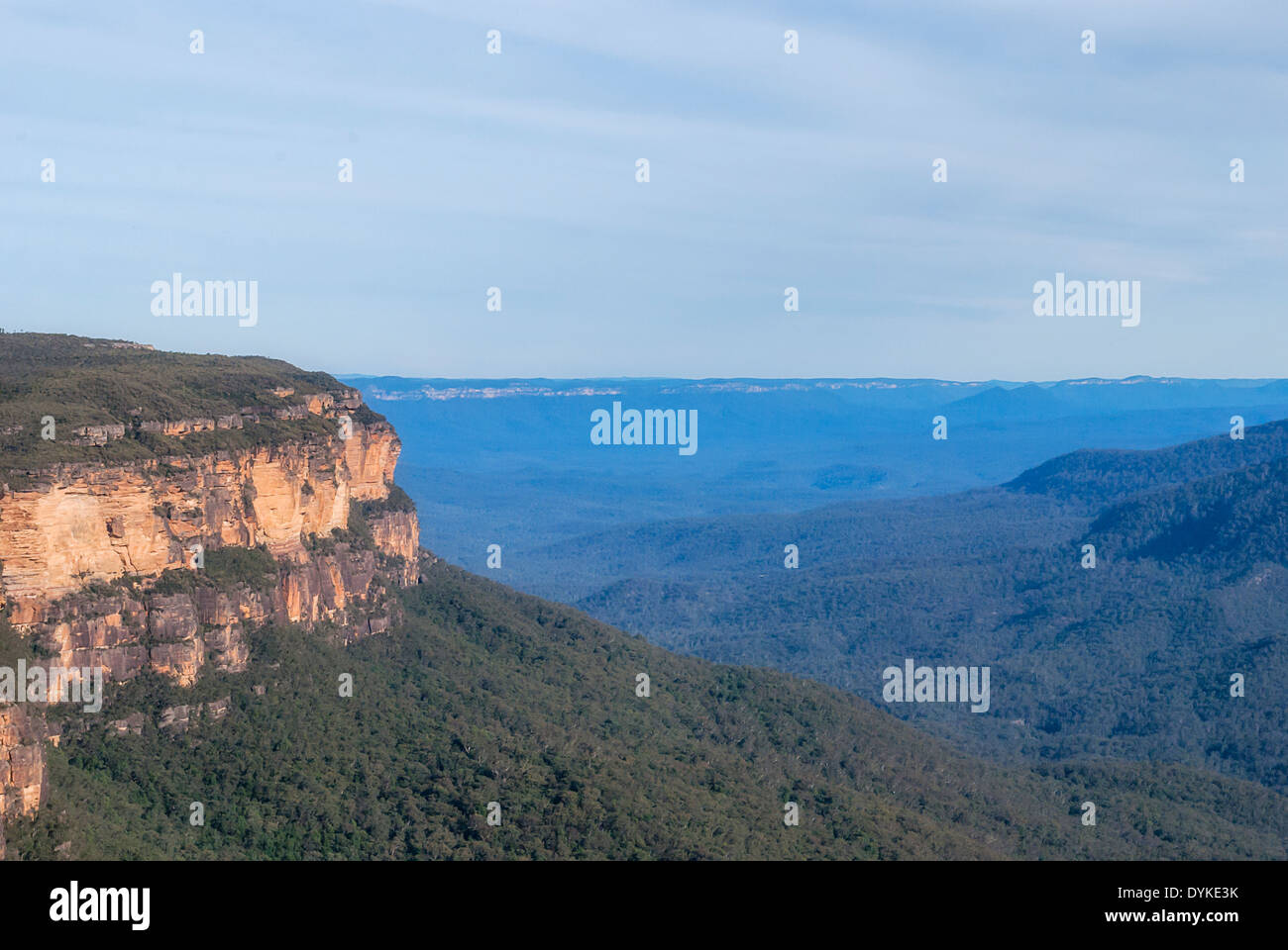 Die wunderschönen Blue Mountains westlich von Sydney Australia Stockfoto