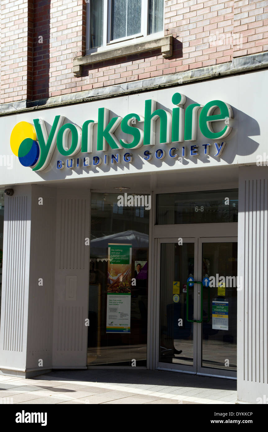 Yorkshire Building Society Branch, Cardiff, Wales, UK. Stockfoto