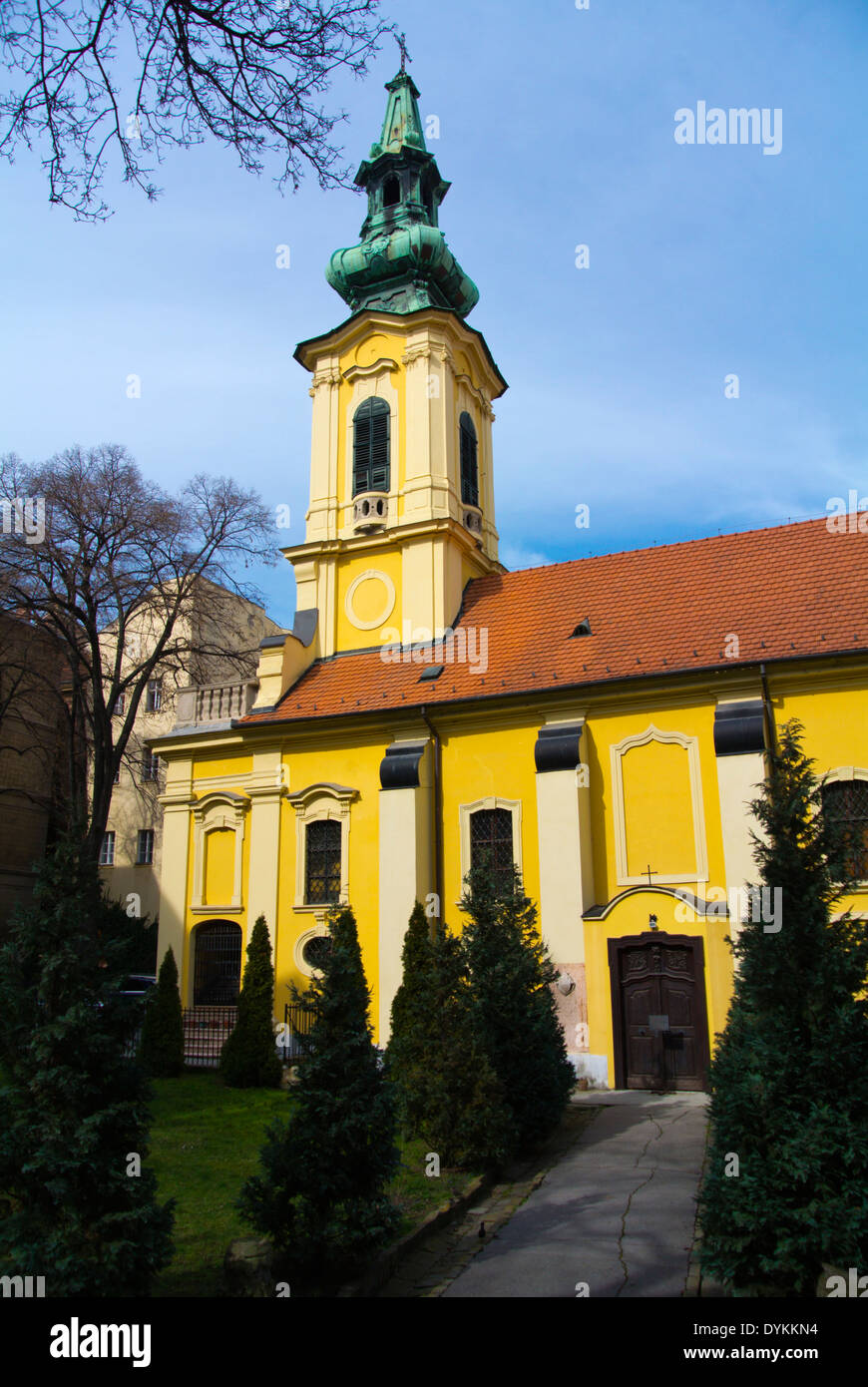Szerb Templom, serbisch-orthodoxe Kirche, Belvaros, Budapest, Ungarn, Europa Stockfoto