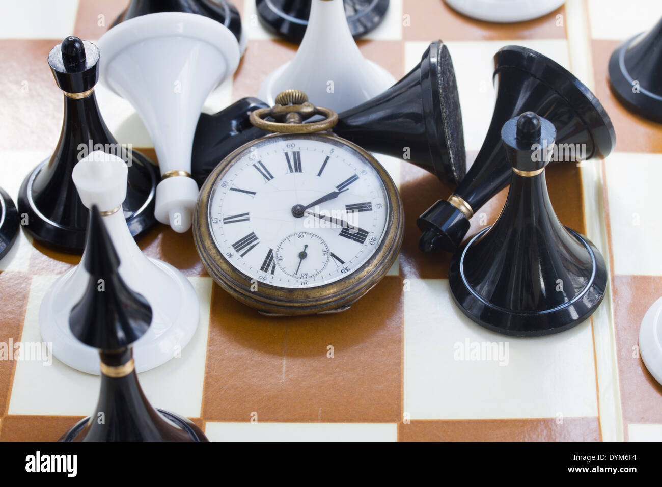 Schach-Spiel Stockfoto