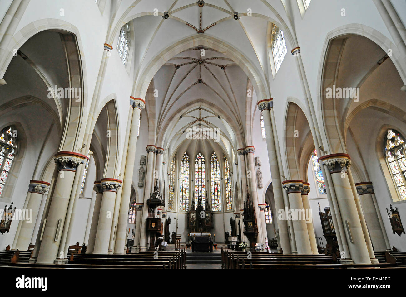Wallfahrt Kirche von St. Ida, Basilika, Herzfeld, Münsterland Region, North Rhine-Westphalia, Deutschland Stockfoto